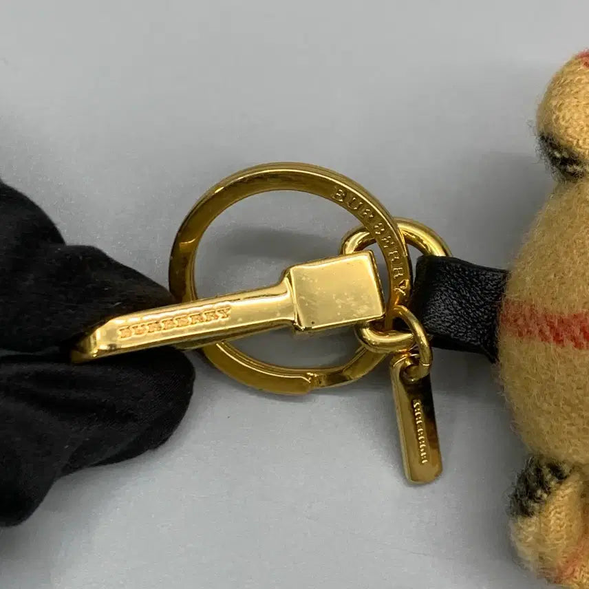 [BUNJANG] Burberry Check Bear Keyring / 267000020 버버리 체크 곰돌이 키링