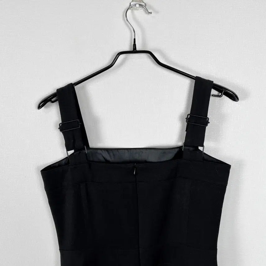 [BUNJANG] RaDen Black Bootcut Suspender Pants / 부츠컷 국내제작 멜빵 바지 블랙 여F/라덴