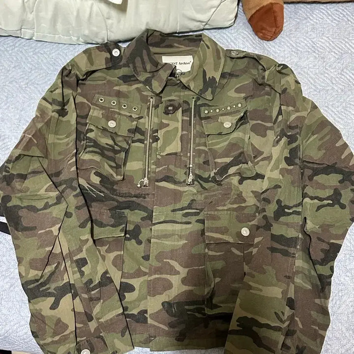 [BUNJANG] VACANT Archive DALOT SAFARI JACKET - Camo / 거의새거) VACANT Archive 베이컨트아카이브 자켓