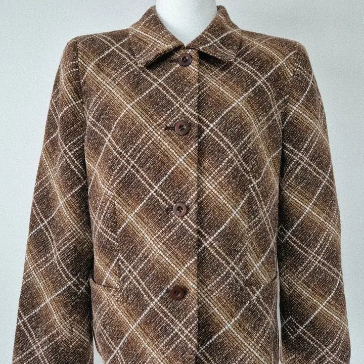 [BUNJANG] VINVERT Vintage Check Jacket / 빈티지 체크 자켓