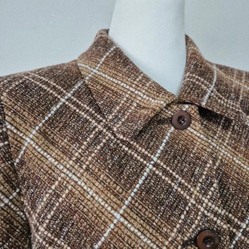 [BUNJANG] VINVERT Vintage Check Jacket / 빈티지 체크 자켓