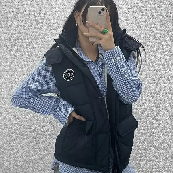 [BUNJANG] Abercrombie & Fitch C08366 Padded Vest / 아베크롬비 올드스쿨 모던캐주얼 양털 패딩 조끼 S C08366