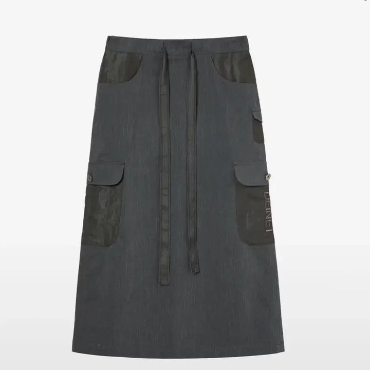 [BUNJANG] Dahlnit Pocket String Cargo Long Skirt / (새상품) 다이닛 포켓 스트링 카고 롱스커트