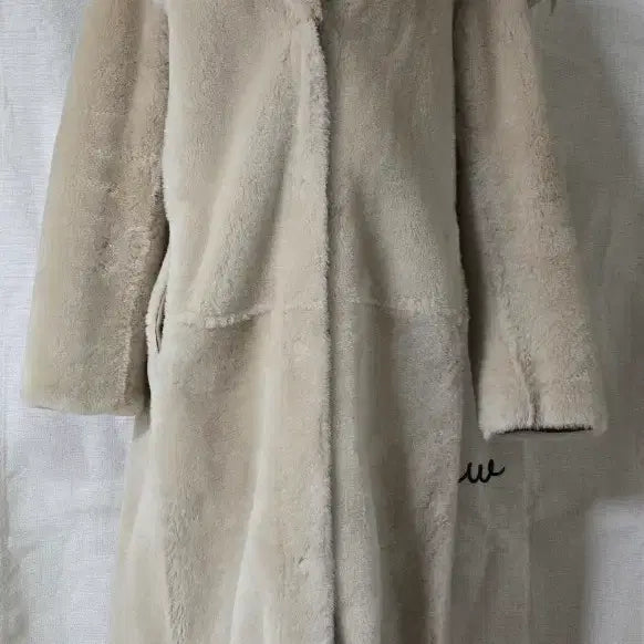 [BUNJANG] ROBO Brown Reversible Long Coat / (텍 있는 새상품) ROBO 무스탕 리버시블 롱 코트 브라운