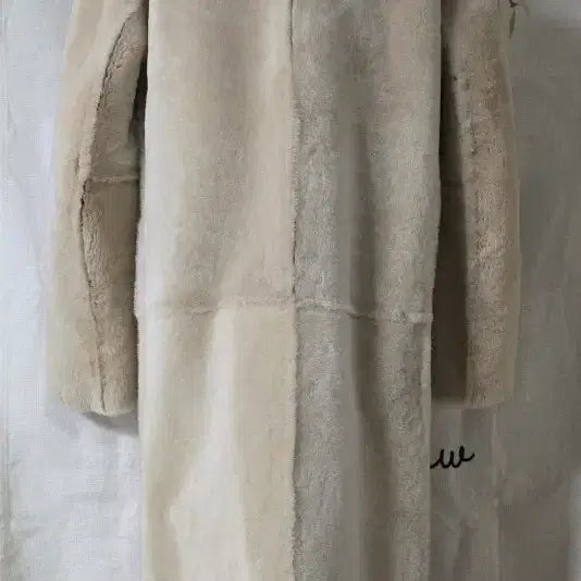 [BUNJANG] ROBO Brown Reversible Long Coat / (텍 있는 새상품) ROBO 무스탕 리버시블 롱 코트 브라운