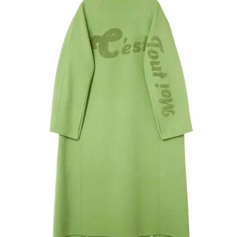 [BUNJANG] Lucky Chouette Long Handmade Coat / 럭키슈에뜨 롱 핸드메이드 코트