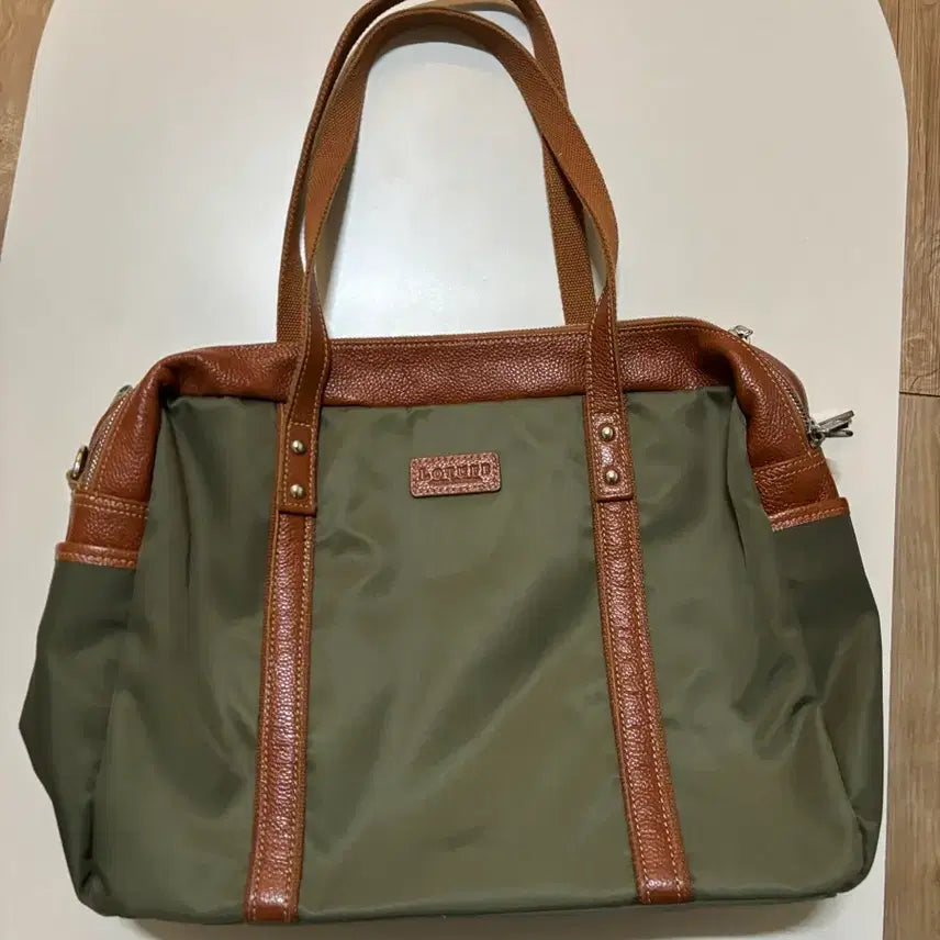 [BUNJANG] Loteff LO-2331 British Green Leather Shoulder Bag / 로터프 캐주얼 가죽 숄더백 LO-2331 브리티쉬그린