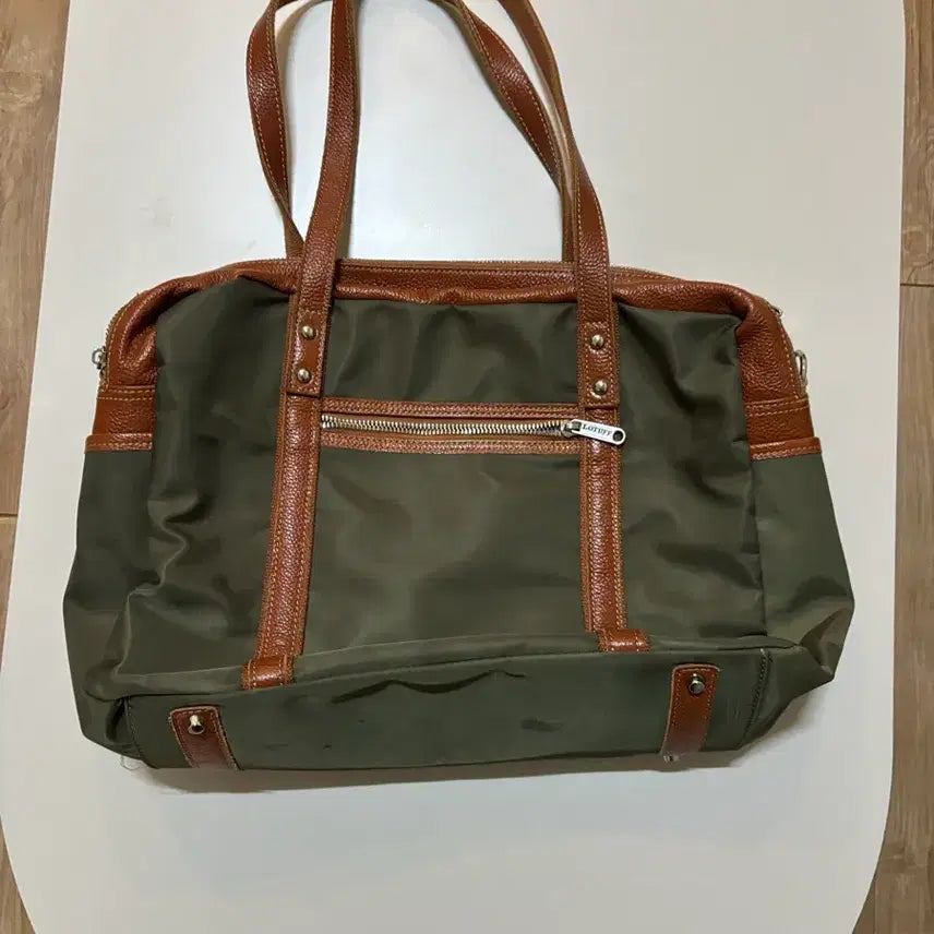 [BUNJANG] Loteff LO-2331 British Green Leather Shoulder Bag / 로터프 캐주얼 가죽 숄더백 LO-2331 브리티쉬그린