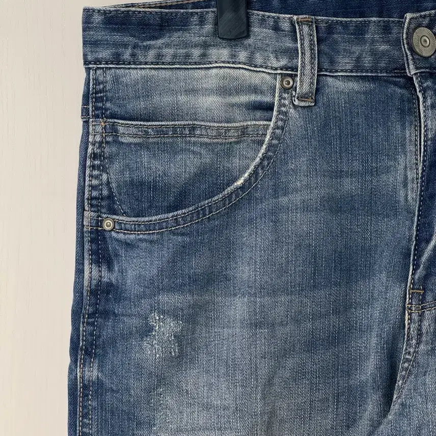 [BUNJANG] Men's Straight Leg Jeans Denim Pants / (32) 무료배송 남성 일자 청바지 데님 팬츠