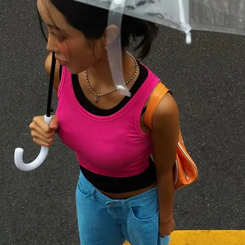 [BUNJANG] Avely Crop Tank Top / 에이블리 나시