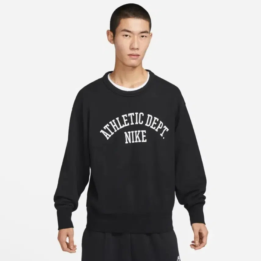[BUNJANG] Nike NSW Trend Fleece Sweatshirt Black / XL 105 나이키 NSW 트렌드 플리스 맨투맨 풀어버 블랙