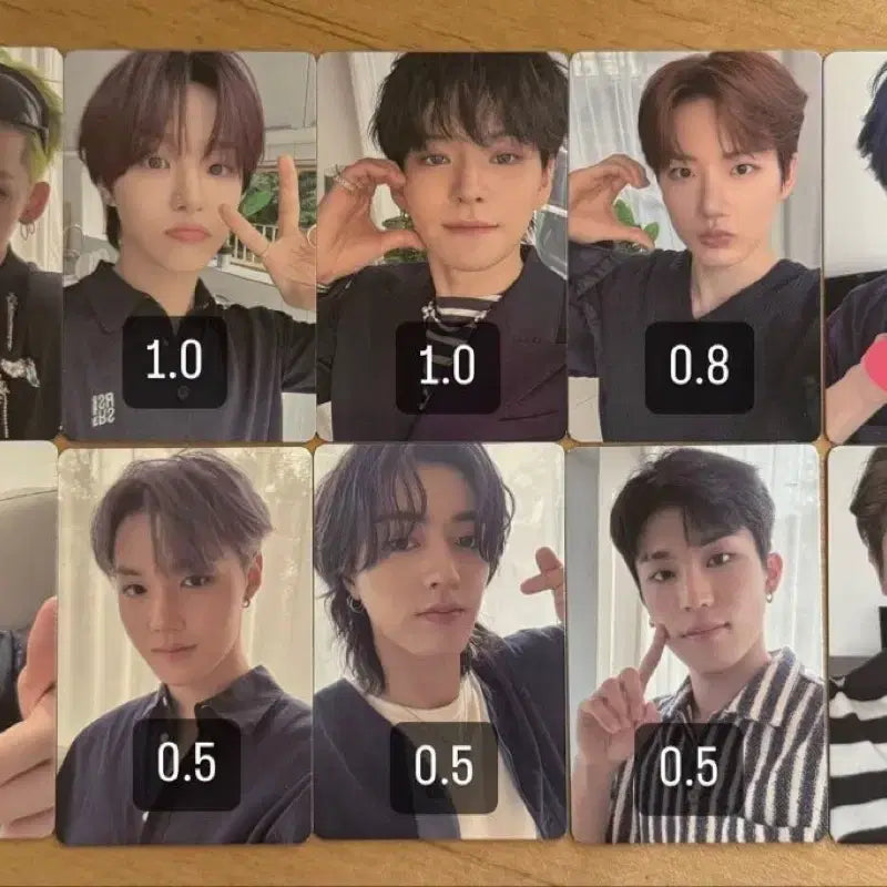 트레저 4주년 벌크팩 포카 지훈 요시 준규 아사히 도영 정우 정환 하루토