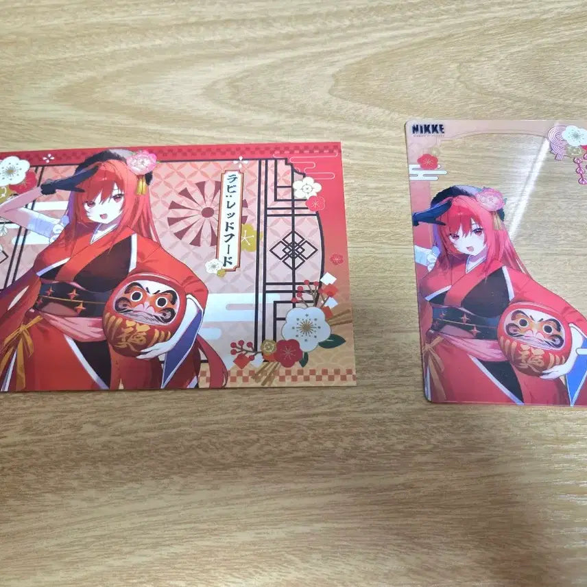 [BUNJANG] NIKKE Rapi New Year Collaboration Clear Card + POB Postcard / 니케 라피 신년 콜라보 클리어카드, 특전 엽서