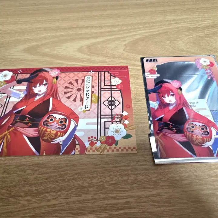 [BUNJANG] NIKKE Rapi New Year Collaboration Clear Card + POB Postcard / 니케 라피 신년 콜라보 클리어카드, 특전 엽서