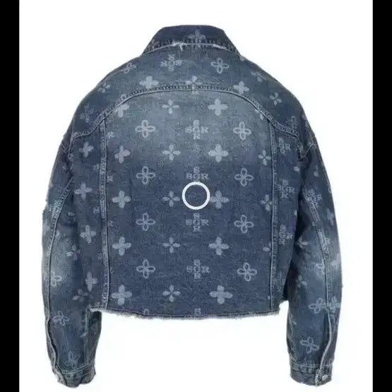 [BUNJANG] Surgery Monogram Clover Trucker Denim Jacket / [정가248,000]써저리 모노그램 클로버 트러커 데님 자켓