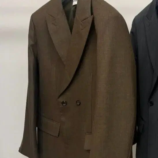 [BUNJANG] London Flat Single Lapel Jacket Khaki / 런던플랏 싱글 라펠 자켓 카키