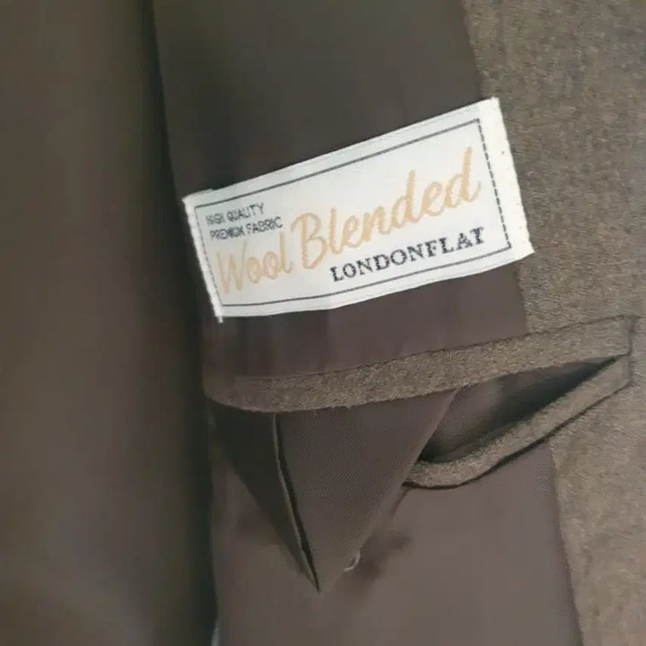 [BUNJANG] London Flat Single Lapel Jacket Khaki / 런던플랏 싱글 라펠 자켓 카키