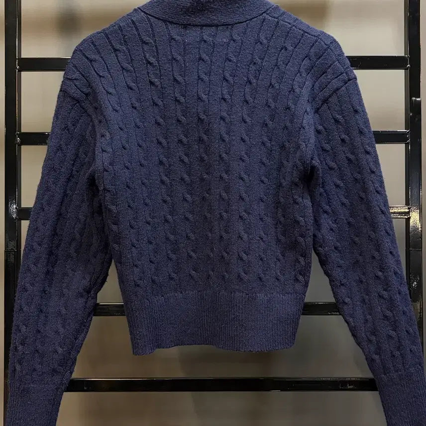 [BUNJANG] RoraRora Cropped Cable Knit Cardigan / (F) 로라로라 크롭 케이블 니트 2.9