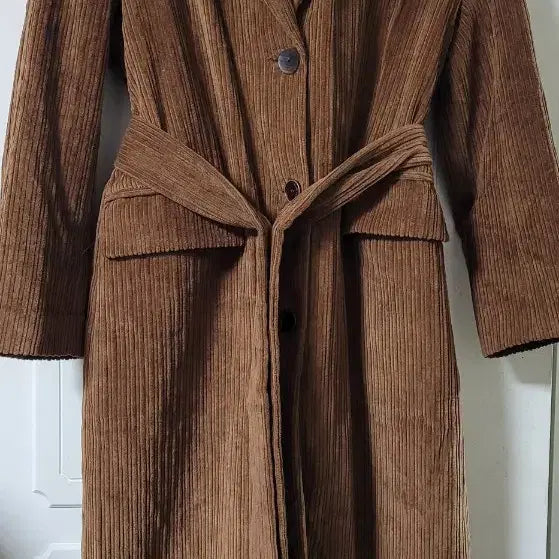 [BUNJANG] Soft Seoul Corduroy Long Coat / 소프트서울 코듀로이 롱 코트