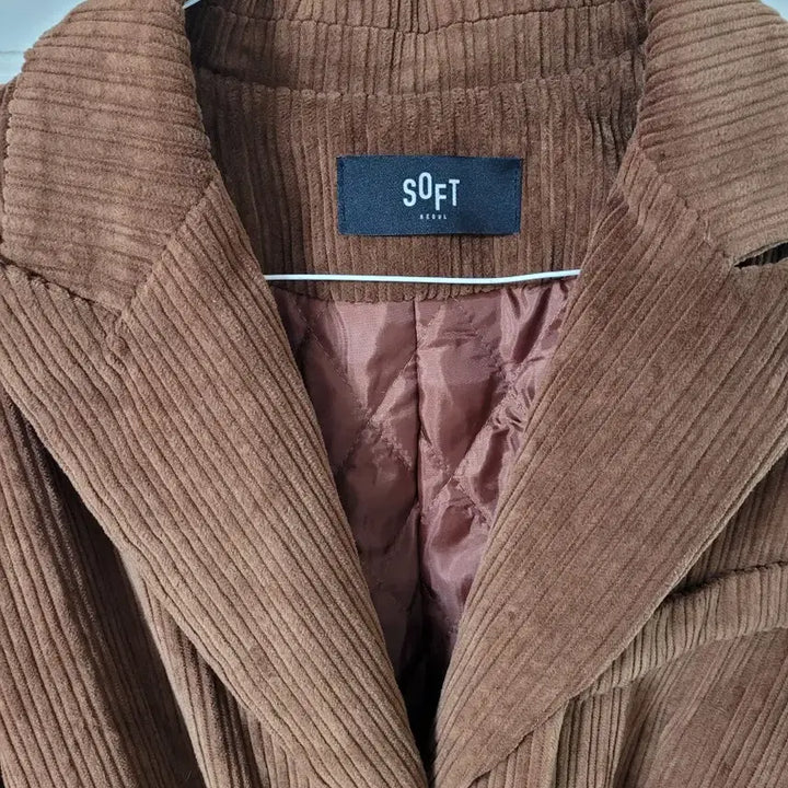 [BUNJANG] Soft Seoul Corduroy Long Coat / 소프트서울 코듀로이 롱 코트