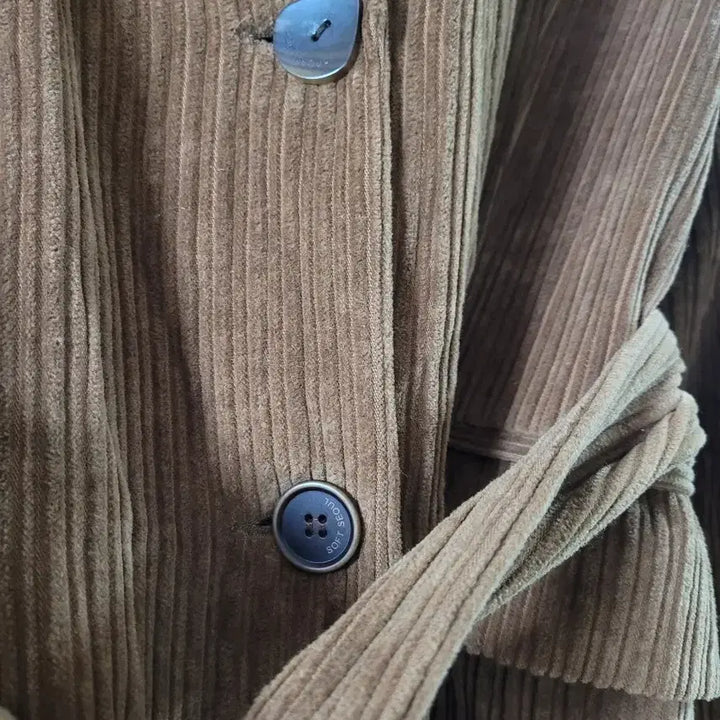 [BUNJANG] Soft Seoul Corduroy Long Coat / 소프트서울 코듀로이 롱 코트