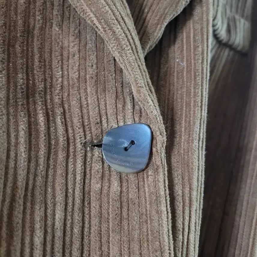 [BUNJANG] Soft Seoul Corduroy Long Coat / 소프트서울 코듀로이 롱 코트