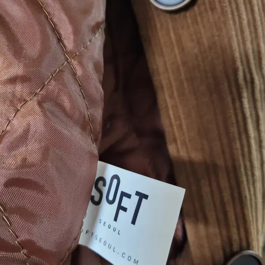 [BUNJANG] Soft Seoul Corduroy Long Coat / 소프트서울 코듀로이 롱 코트