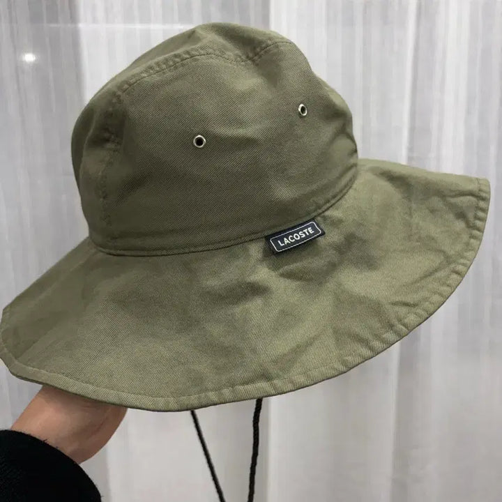 [SOLD OUT] 라코스테 빈티지 올리브카키 버킷햇 벙거지 모자