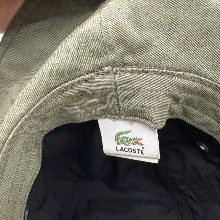 [SOLD OUT] 라코스테 빈티지 올리브카키 버킷햇 벙거지 모자