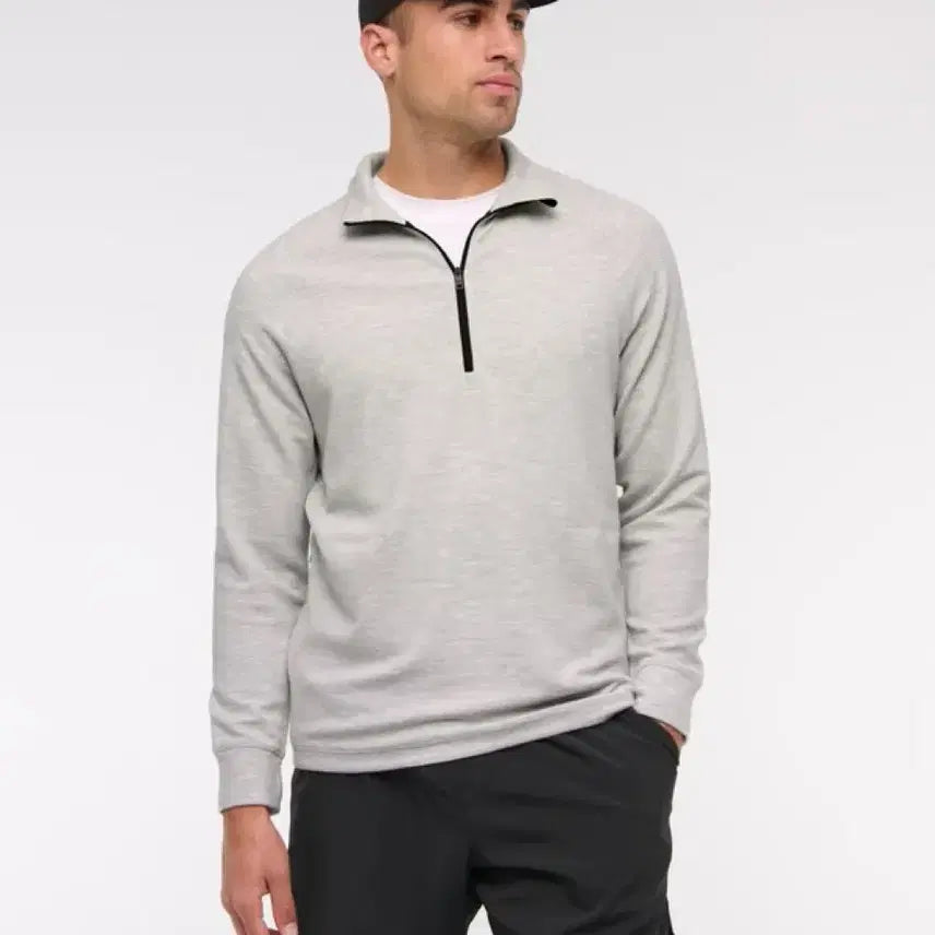 [BUNJANG] Abercrombie YPB Active Waffle Half-Zip XS / 아베크롬비 YPB 남성 와플 하프 집업 XS