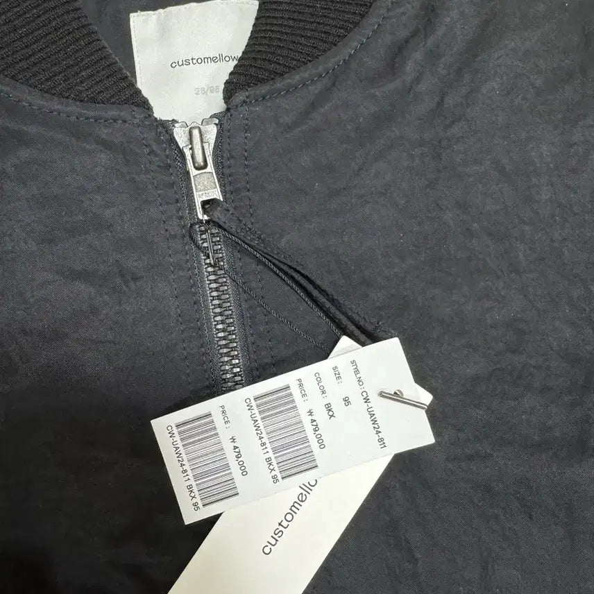 [BUNJANG] Customellow CWUAW24811 Jacket / 커스텀멜로우 ma-1 블랙 95 CWUAW24811