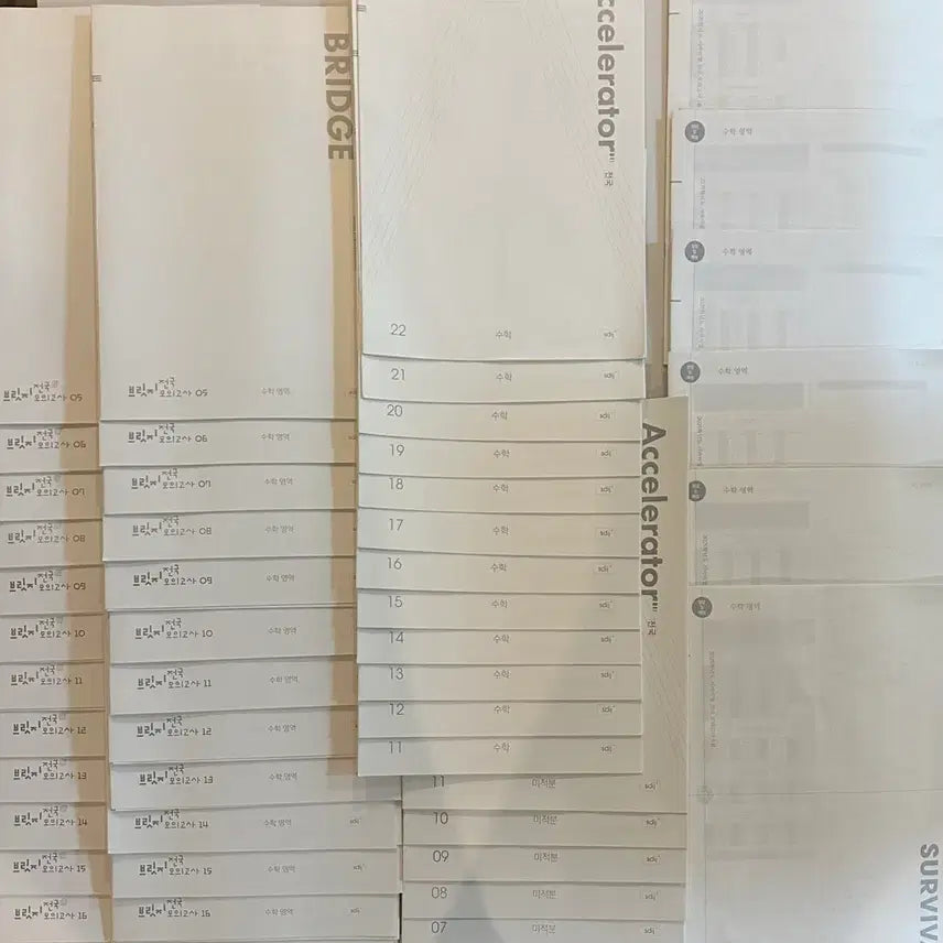 [BUNJANG] Sidae Injae Math Exam Bundle Set / 시대인재 수학 총50회분 서바이벌,브릿지,엑셀