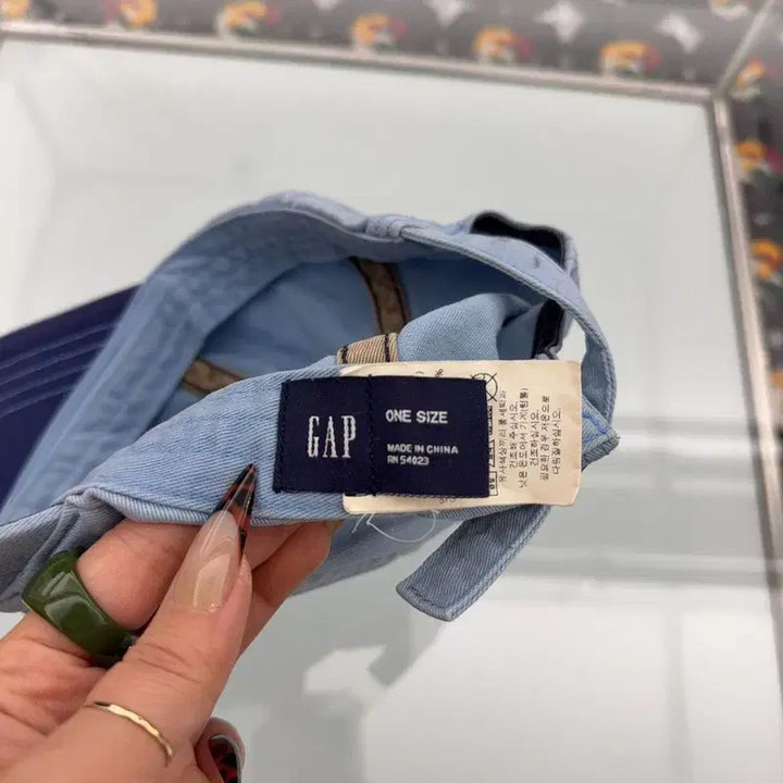 [BUNJANG] GAP Y2K Retro Light Blue Cap / 갭 GAP Y2K 레트로 빈티지 라이트블루 볼캡 C08397