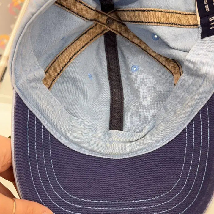 [BUNJANG] GAP Y2K Retro Light Blue Cap / 갭 GAP Y2K 레트로 빈티지 라이트블루 볼캡 C08397