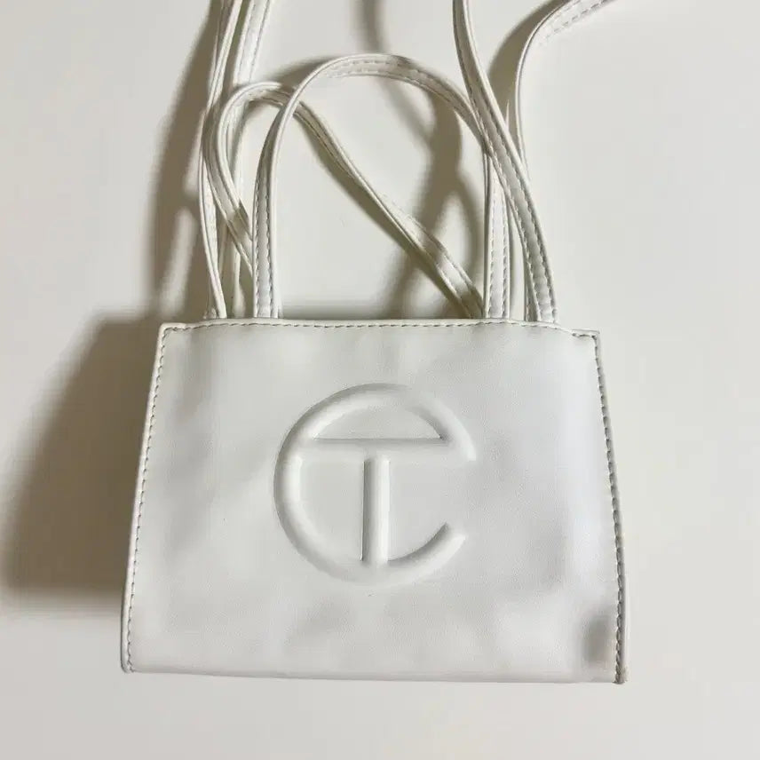 [BUNJANG] Telfar Small Bag White Crossbody / 텔파 스몰 가방 (화이트) 크로스백