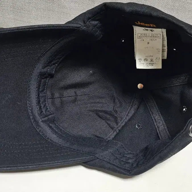 [BUNJANG] Jeep Black Baseball Cap / Jeep 지프 블랙 볼캡 야구모자 프리 57-59cm 가능