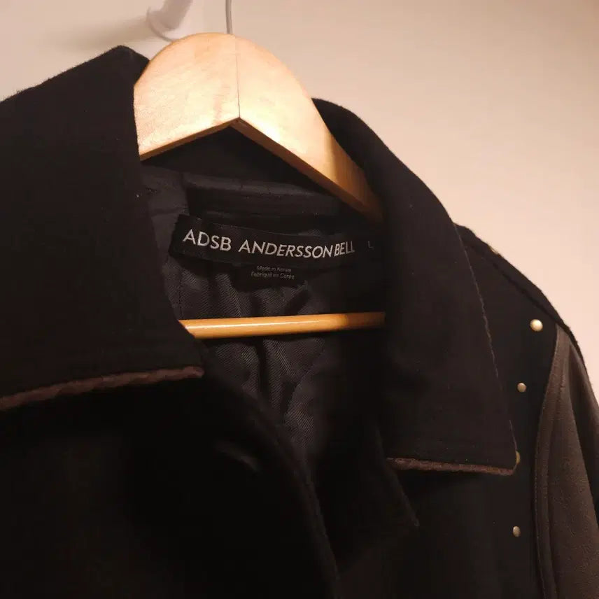 [BUNJANG] Andersson Bell Leather Trim Stadium Jumper / [L] 앤더슨벨 레더트리밍 스테디움 점퍼