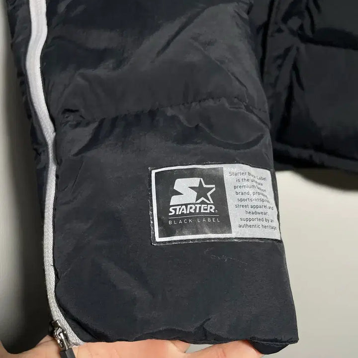 [BUNJANG] Starter Duck Down Padded Jacket / 스타터 지퍼 포인트 덕다운 패딩 점퍼
