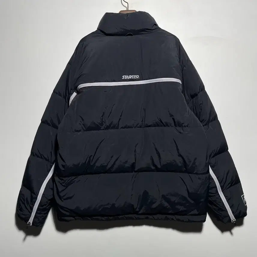 [BUNJANG] Starter Duck Down Padded Jacket / 스타터 지퍼 포인트 덕다운 패딩 점퍼
