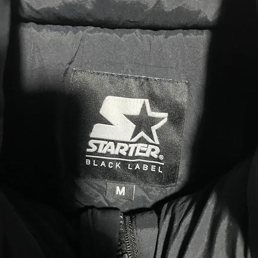 [BUNJANG] Starter Duck Down Padded Jacket / 스타터 지퍼 포인트 덕다운 패딩 점퍼