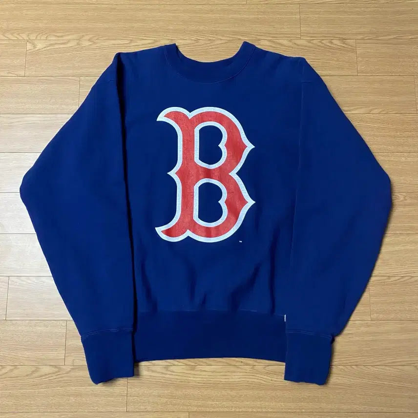 [BUNJANG] Captain Sunshine Reverse Weave Boston Red Sox Sweatshirt / (5) 캡틴선샤인 리버스위브 스웻 보스턴 레드삭스