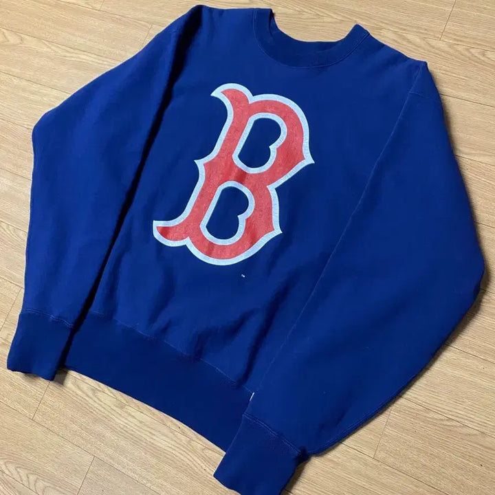 [BUNJANG] Captain Sunshine Reverse Weave Boston Red Sox Sweatshirt / (5) 캡틴선샤인 리버스위브 스웻 보스턴 레드삭스