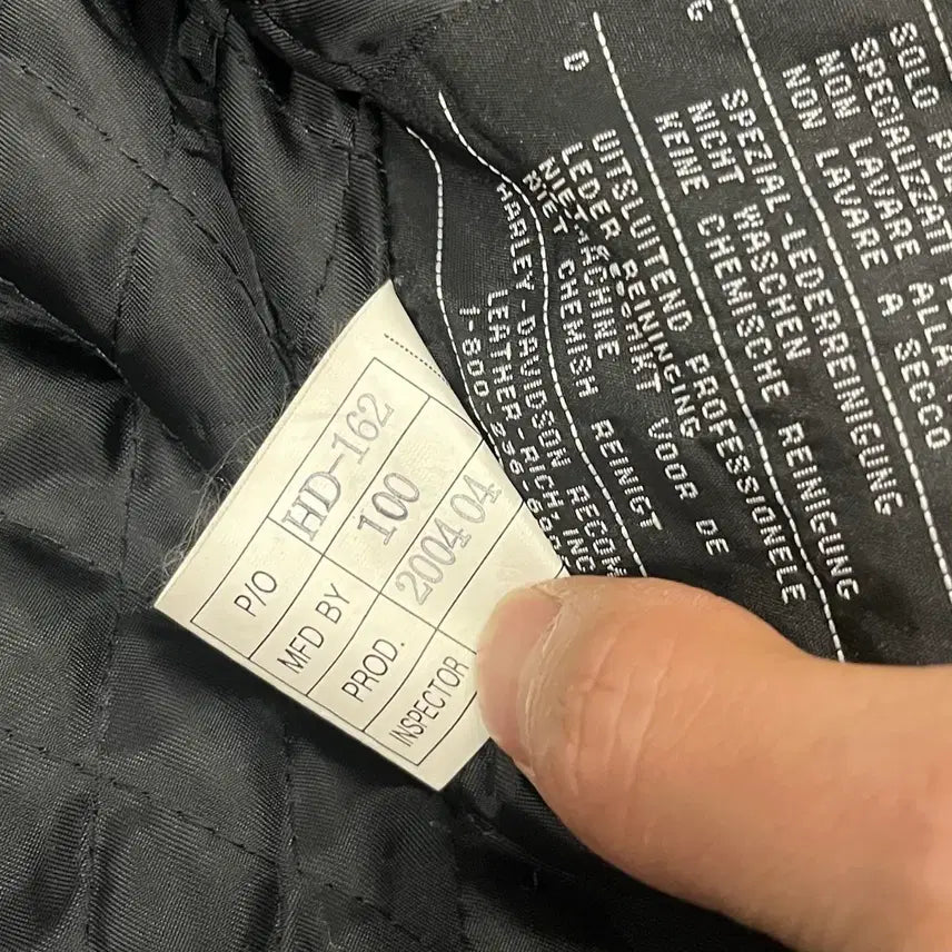 [BUNJANG] Harley-Davidson Flame Leather Jacket (Size 105-110) / 할리데이비슨 플레임 레더 자켓 (105-110)