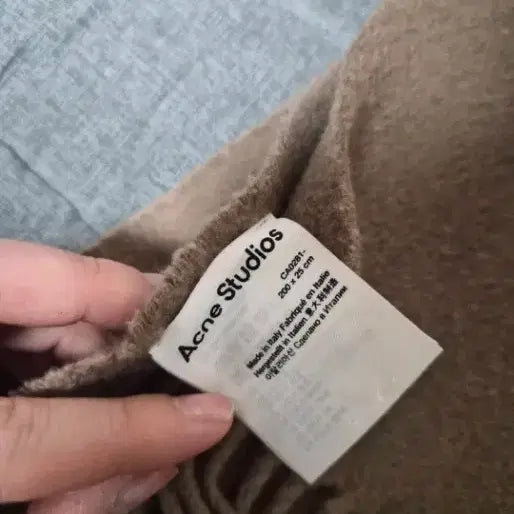 [BUNJANG] Acne Studios Camel Beige Scarf / 아크네스튜디오 머플러 카멜베이지 팝니다