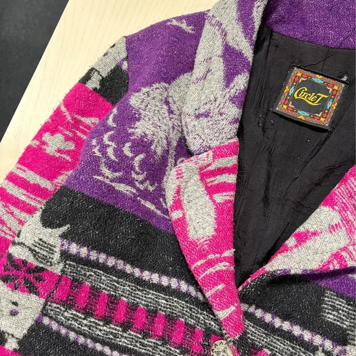 [BUNJANG] Circle T Ethnic Pattern Jacket / 빈티지 에스닉 패턴 자켓