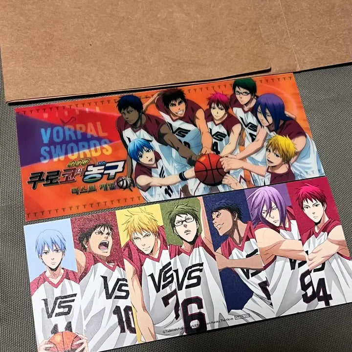 [BUNJANG] Kuroko no Basket The Movie Illustration Ticket / 쿠로코의 농구 쿠로바스  쿠농 라스트 게임 극장판 특전 일러스트 티켓 T