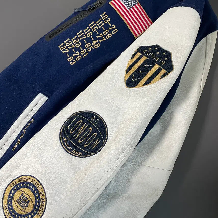 [BUNJANG] Nike NSW Dream Team 20th Destroyer Varsity Jacket 2012 / [L] 나이키 NSW 드림팀 20th 디스트로이어 바시티 자켓 2012