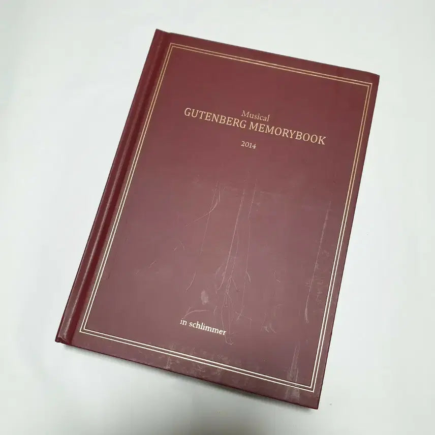 [BUNJANG] Musical Gutenberg Memory Book / 연뮤 14 뮤지컬 구텐버그 재연 메모리북