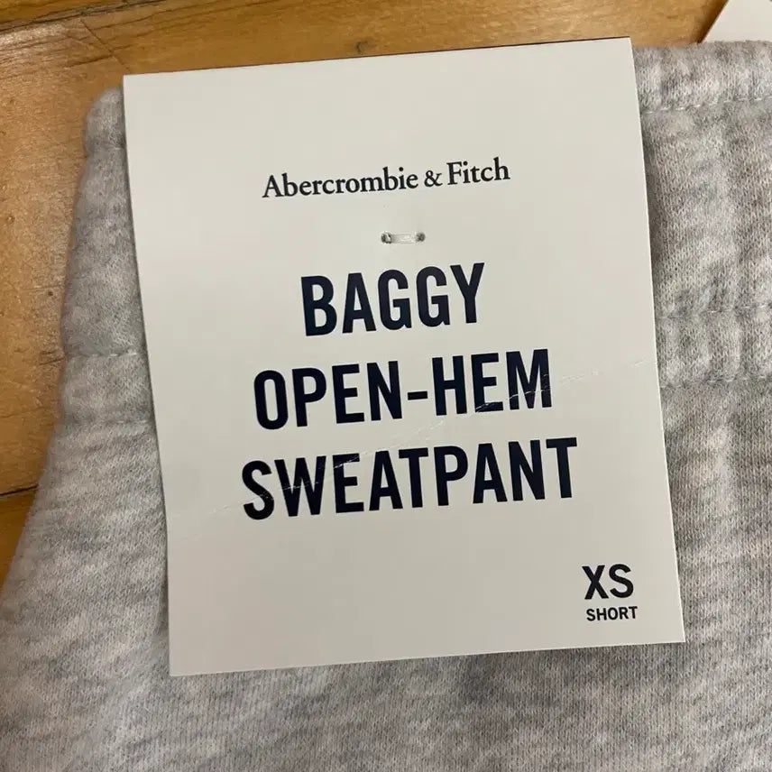 [BUNJANG] Abercrombie & Fitch Open Hem Sweatpants (XS) / 아베크롬비 베기 오픈햄 스웻팬츠 XS 새상품