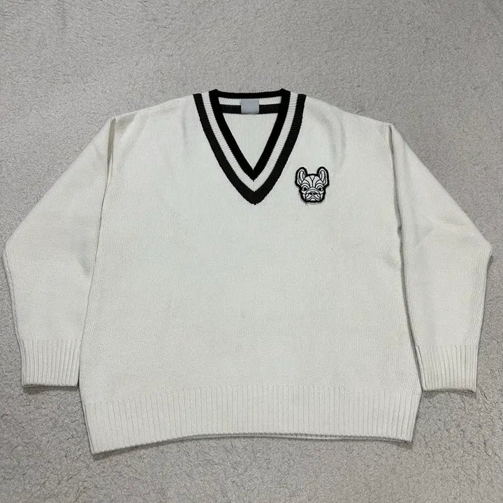 [BUNJANG] LifeWork Oversized V-Neck Knit Sweater / 라이프워크 니트 브이넥 오버핏